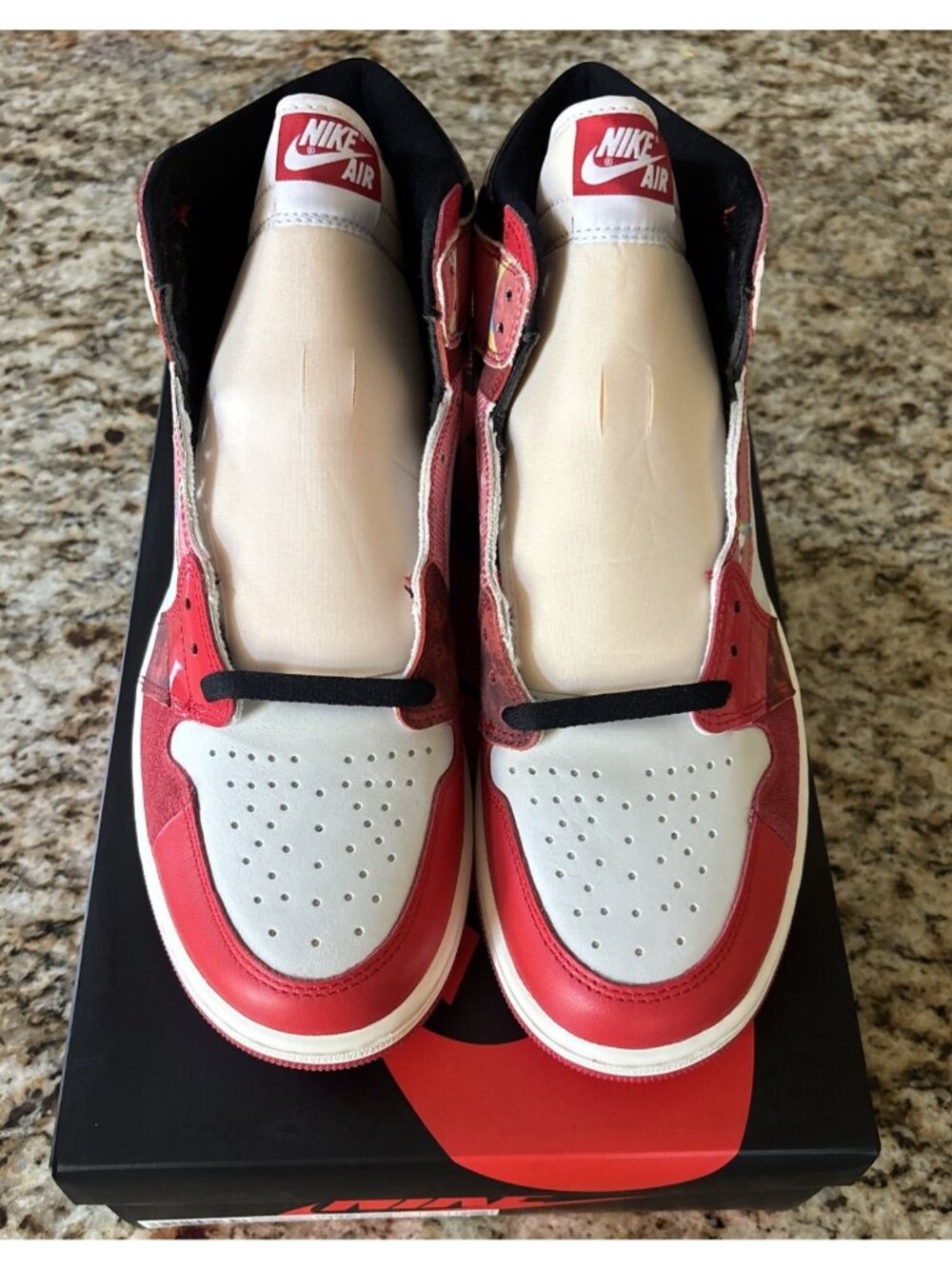 Spiderman Size Mens 10.5- Nike Jordan 1 Retro Multi-Verse